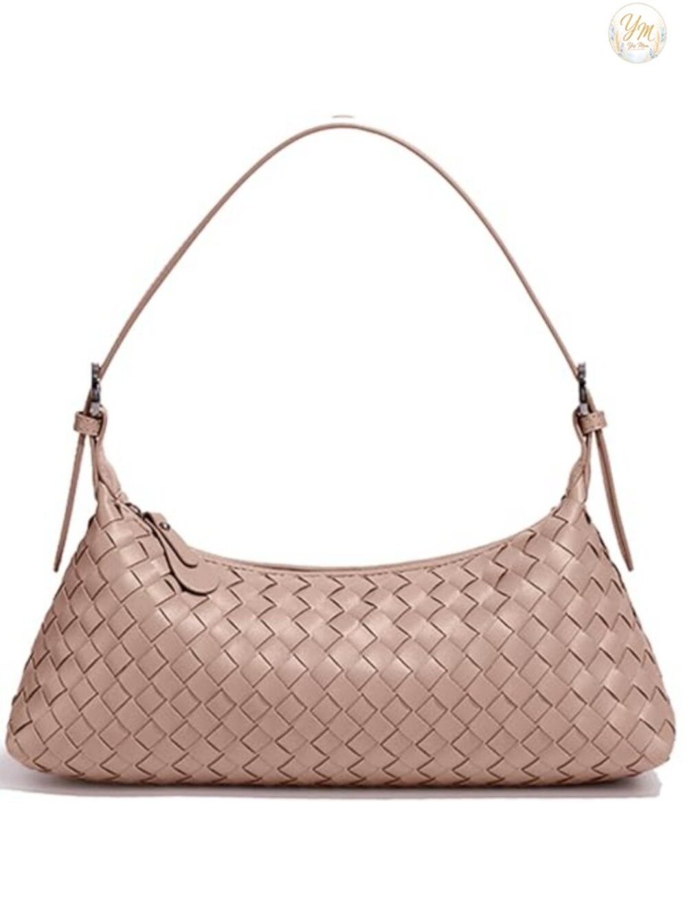 Woven Faux Leather Tote Bag - Versatile Handbag Shoulder Crossbody Hobo Purse